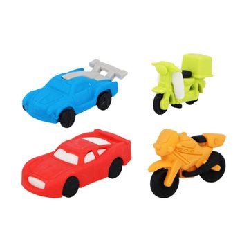 GOMMES - MOD&Egrave;LE : MIX V&Eacute;HICULES - EN PR&Eacute;SENTOIR (80 pcs)