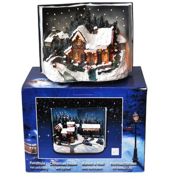 Village de No&euml;l en Forme de Livre avec &Eacute;clairage Glow