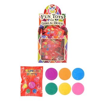PÂTE REBONDISSANTE (BOUNCING PUTTY) EN SACHETS CADEAUX (60 pcs)