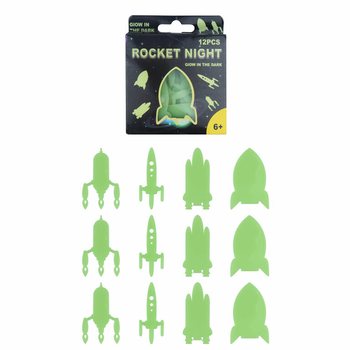 STICKERS PLAFOND FUS&Eacute;E ESPACE GLOW IN THE DARK EN PR&Eacute;SENTOIR (24 pcs)