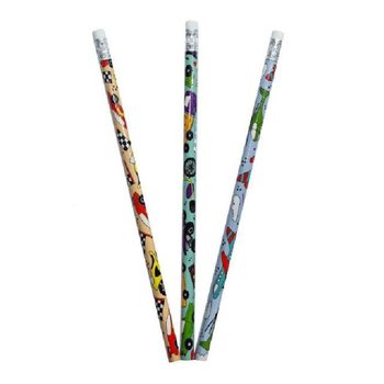 CRAYON DE PAPIER VÉHICULES (12 pièces)