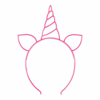 Diad&egrave;me Licorne / Tiara, Mix Couleurs N&eacute;on (24 pcs)