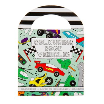 Petits Cahiers de Coloriage Véhicules avec Autocollants (48 pcs)