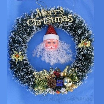 DÉCORATION DE PORTE DE NOËL - RONDE (2 pcs)