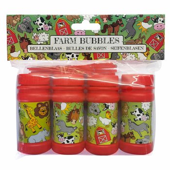 BULLES DE SAVON 50ML ANIMAUX DE LA FERME (4pcs.)