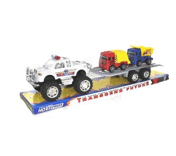 Camion à Friction avec Remorque sous Blister