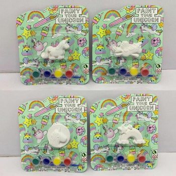 PEINS TON PROPRE LICORNE SUR CARTE (12 pcs)