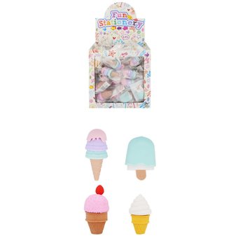 GOMMES - MODÈLE : MIX GLACES - EN PRÉSENTOIR (100 pcs)
