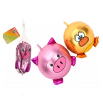 MÉGA BALLONS COCHON & CANARD Ø30 CM (12 pces)