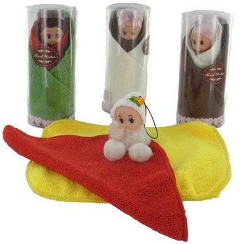 Serviette avec poupée (2 pcs)