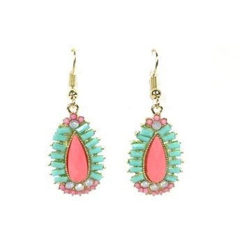 Boucles d'oreilles style Ibiza (1 pce)