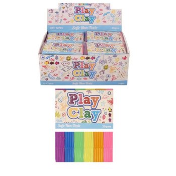 Pâte à modeler 6 couleurs (35g) - Présentoir de 72 pièces