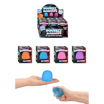 SQUEEZE GUM DROP - AVEC REMPLISSAGE SUGAR - EN DISPLAY (12 pcs)