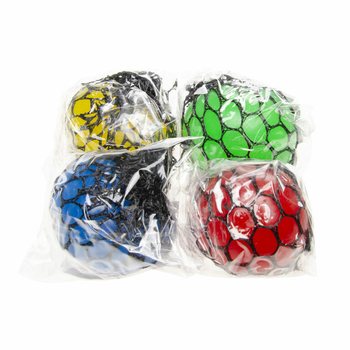 BALLE SQUISHY - Diam&egrave;tre : 5 cm - MIX COULEURS VIVES EN PR&Eacute;SENTOIR (24 pcs)