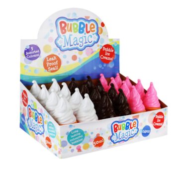 GRANDS SOUFFLEURS DE BULLES GLACE 50ML EN PR&Eacute;SENTOIR (24 pcs)
