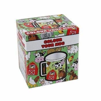 Animaux de la Ferme - Colorie ton propre gobelet (Lot de 2)