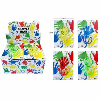 Grande Main Collante sur Carte - Pr&eacute;sentoir de Comptoir (48 pcs)