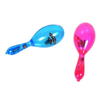 Maracas Lumineuses LED - Boules de Samba (12 pièces)