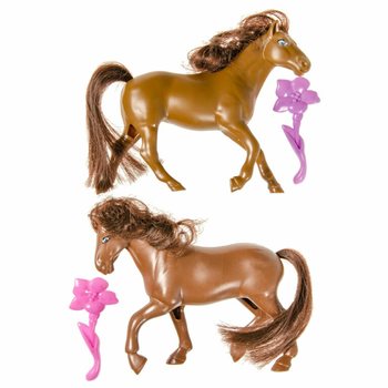 CHEVAL JOUET AVEC BROSSE (12 pcs)