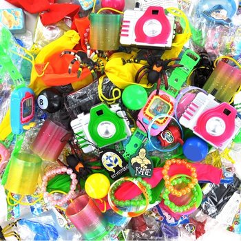Sachet de Jouets Mixte pour Pêche à la Ligne / Tombola (144 pcs)