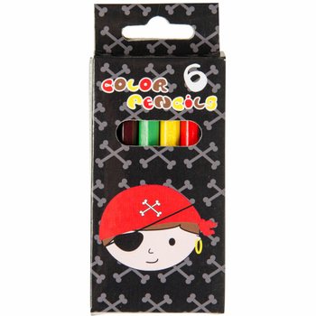 Set de 6 crayons de couleur - Pirate (24 pcs)