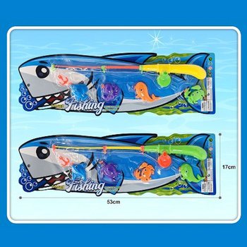 JEU DE PÊCHE MAGNÉTIQUE SUR CARTE - 16x53x3,5 cm (12 pcs)