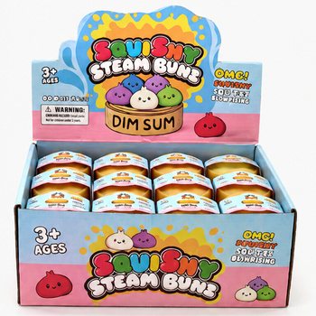 RAGE - Squishy Bun Dumplings PETIT (Dim. 5.5 x 5.5 x 3 Cm) - Viral 2026 Fidget Toy (24 pcs.)