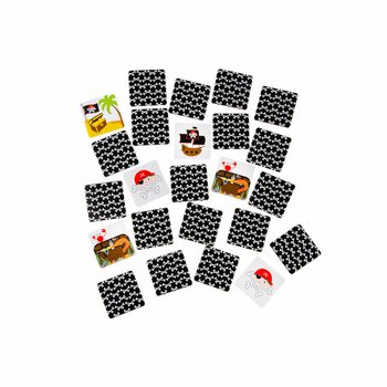 JEU DE M&Eacute;MOIRE PIRATES (12 Pi&egrave;ces)