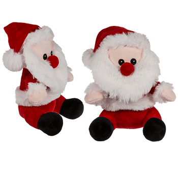 Père Noël en Peluche, 20 cm de haut (12 pcs)