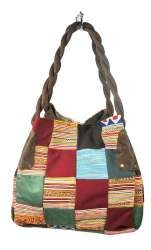 Réf: 97728 - SAC PATCHWORK B-FAIR PETIT MARRON (1 pc)