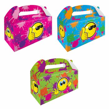 MENUBOX – SMILEY – 22.5 x 9.5 x 18 Cm (12 pcs)