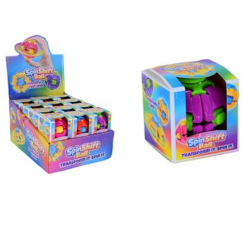 Balle Fidget Spin & Pop - SpinShift Ball - en Pr&eacute;sentoir (24 pcs)