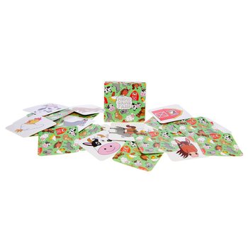 PETITS JEUX DE M&Eacute;MOIRE - MOD&Egrave;LE : FERME EN PR&Eacute;SENTOIR (60 pcs)