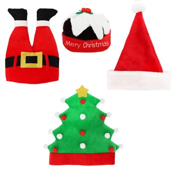 MIX BONNETS DE NO&Euml;L RIGOLOS DE LUXE - XMAS CAPS (6 pcs)