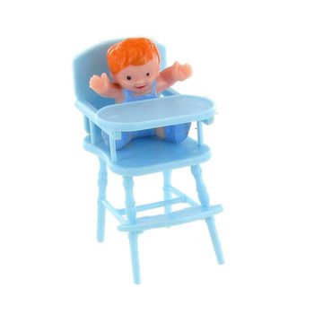 BÉBÉ SUR CHAISE BLEUE (9 pcs)