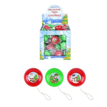 JOJO DE NOËL POUR CADEAUX Ø 3,8 CM EN PRÉSENTOIR (72 pcs)