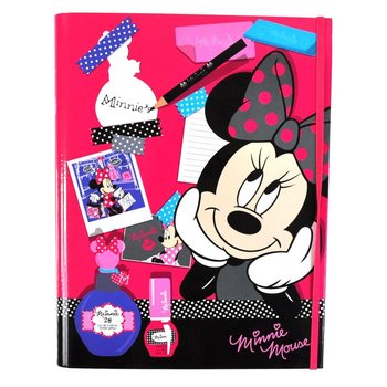 SET D'ÉCRITURE MAQUILLAGE DISNEY MINNIE MOUSE EN FORME DE LIVRE (3 pcs)