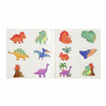 Pr&eacute;sentoir de Tatouages &Eacute;ph&eacute;m&egrave;res Dinosaure (96 Pi&egrave;ces)