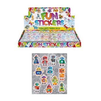 AUTOCOLLANTS AMUSANTS – MODÈLE : ROBOTS (120 pcs)