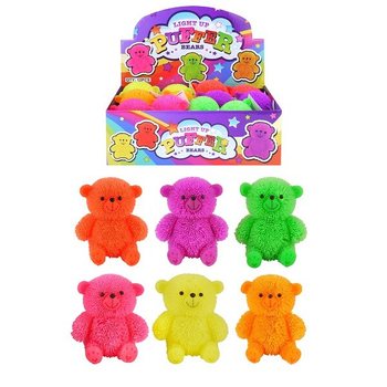 Grands Ours Puffer Lumineux en Présentoir (12 pcs)