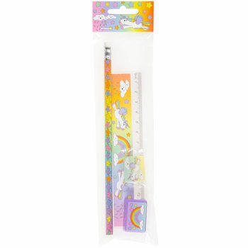 Kit de dessin Licorne 4 pi&egrave;ces (24 pi&egrave;ces)
