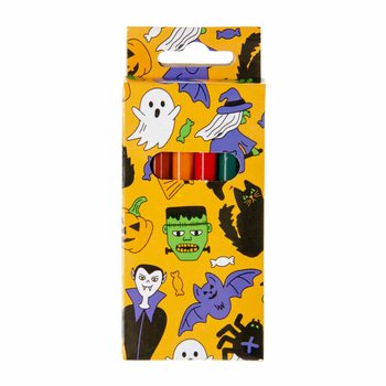 Set de 6 crayons de couleur Halloween (24 pi&egrave;ces)