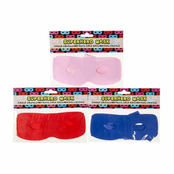 MASQUE DE SUPER-H&Eacute;ROS - COULEURS MIXTES (24 pi&egrave;ces)