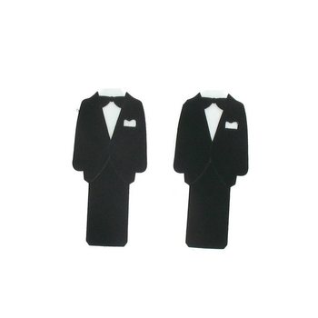 Décoration d'Emballage Smoking (12 pcs)