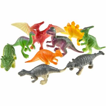 Lot de 12 Figurines Dinosaures sous Sachet (6 pcs)