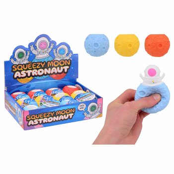 Balle de Lune Squeezy Astronaute - En Présentoir (12 Pièces)