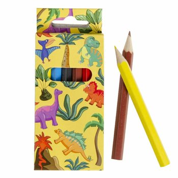 Set de 6 crayons de couleur - Dinosaure (24 pcs.)