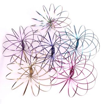 **RAGE 2018** Magic Rings / Flow Rings - Anneau Magique 3D Cin&eacute;tique - MULTICOLORE | SUR CARTE (10 pcs)