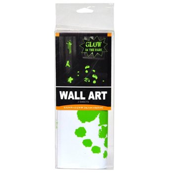 STICKERS MURAUX PHOSPHORESCENTS - D&Eacute;CORATION HORREUR (6 pcs)