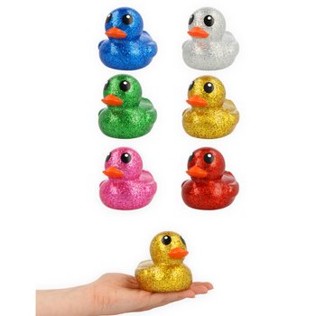 Grands Canards de Bain Paillet&eacute;s Multicolores - 10x8x8 cm (6 pcs.)